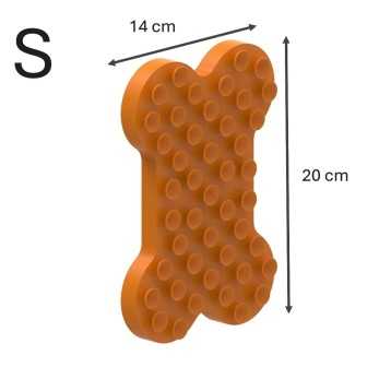 Tapis de léchage avec ventouses taille S