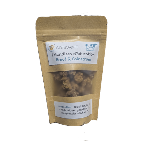 Friandises d'éducation pour chien au bœuf pour chiot ou chien sénior