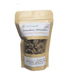 Friandises d'éducation au poisson pour chien