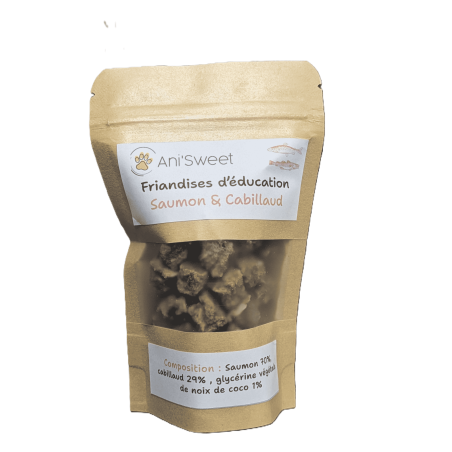 Friandises d'éducation au poisson pour chien