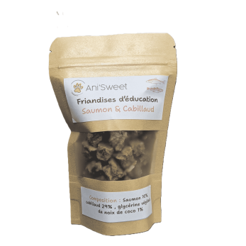 Friandises d'éducation au poisson pour chien