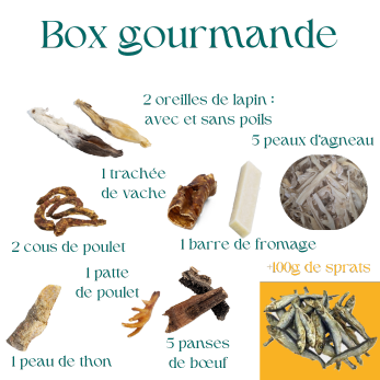 viande séchée pour chiot et poissons séchés